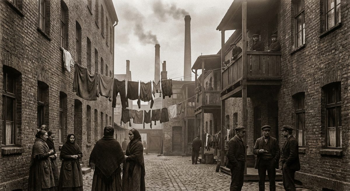 Elendsviertel der Grossstadt