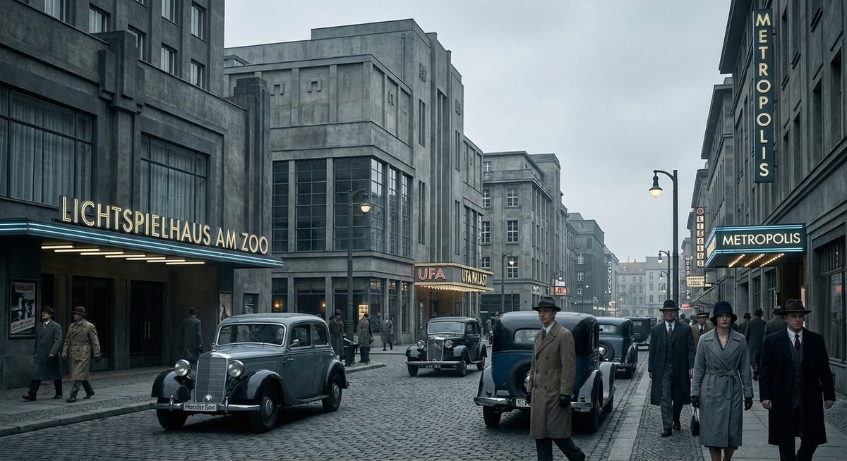 Berliner Strassenszene der 1920er Jahre