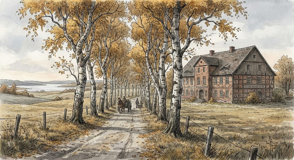 Brandenburgische Landschaft im Stil Fontanes