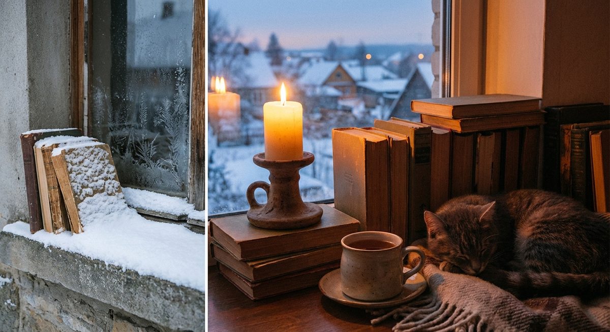 Winterliche Literaturszene im Januar