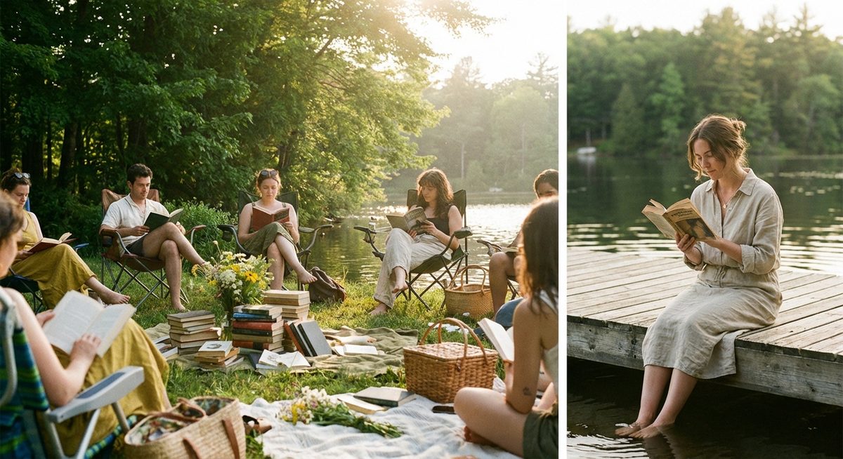 Sommerliche Literaturszene im Juni
