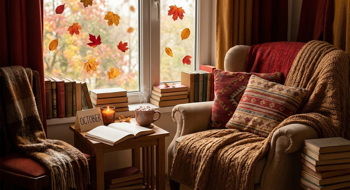 Herbstliche Literaturszene im Oktober