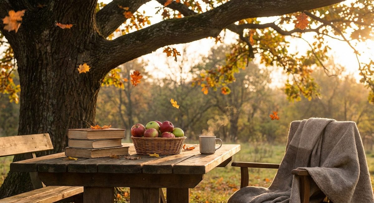 Frueherbstliche Literaturszene im September