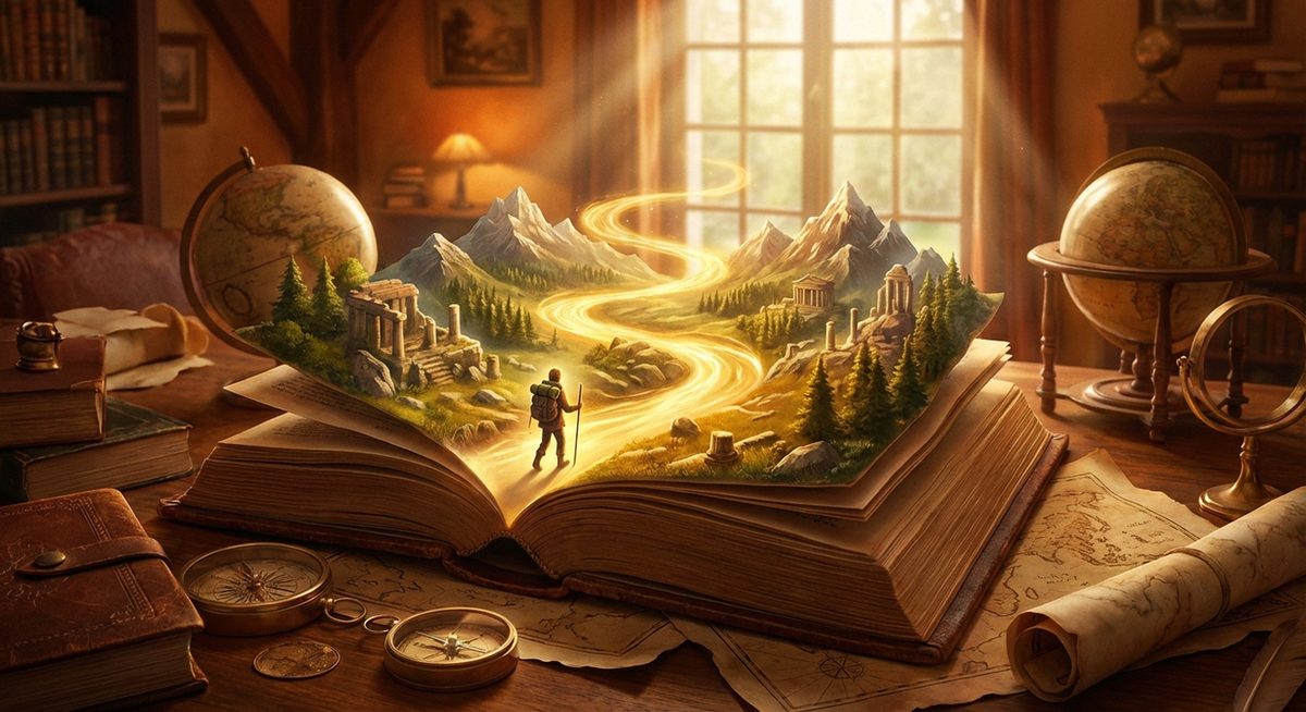 Buch als Symbol der Epik