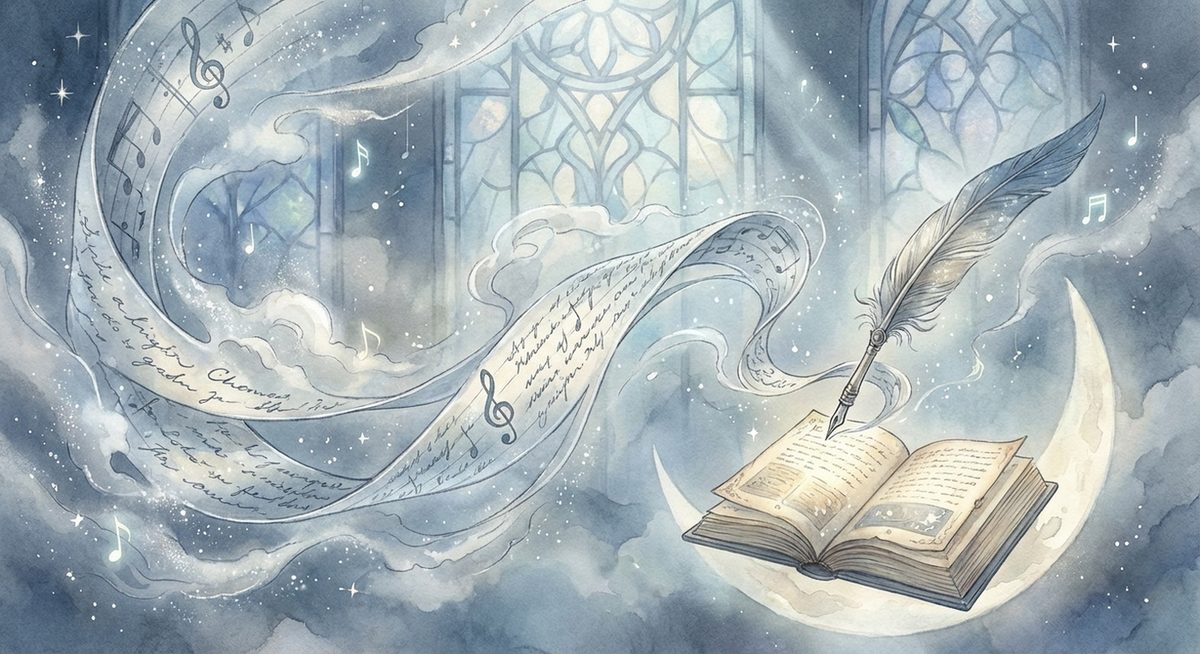 Gedichtband und lyrische Verse